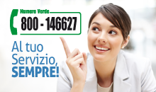 support - supporto tecninco numero verde 800.14.66.27